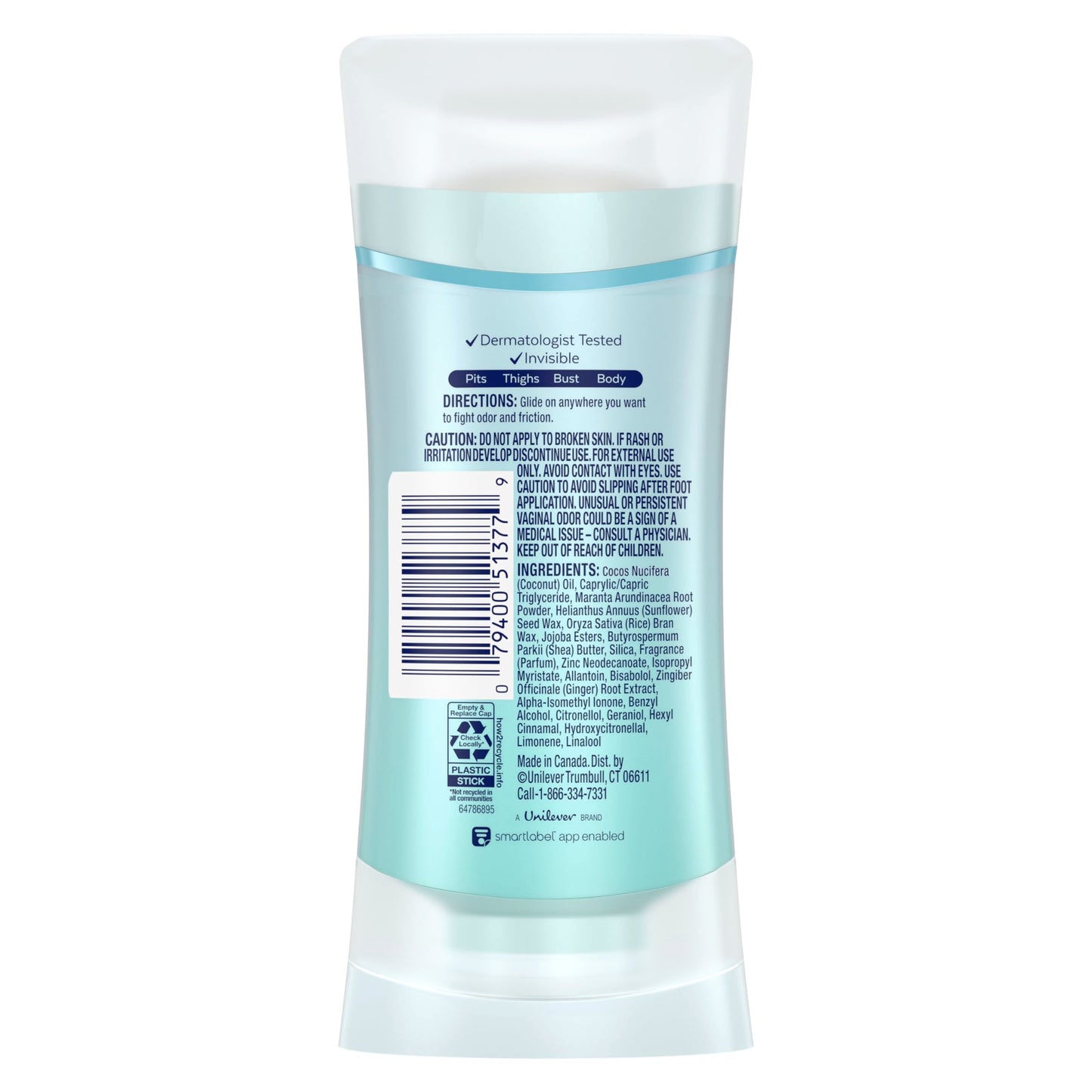 Degree Women Whole Body Deodorant Stick, Fresh Citrus Scent, Glides on Clear + Absorbs Sweat, Aluminum Free 72H Odor Protection 2.6 oz Beauty and Personal Care Degree