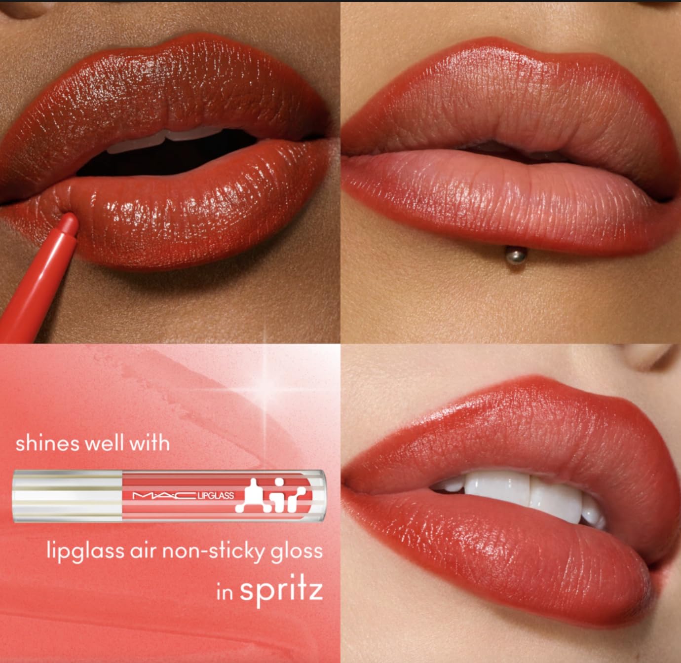 MAC Lipglazer Glossy Liner Lady Danger Beauty & Personal Care MAC