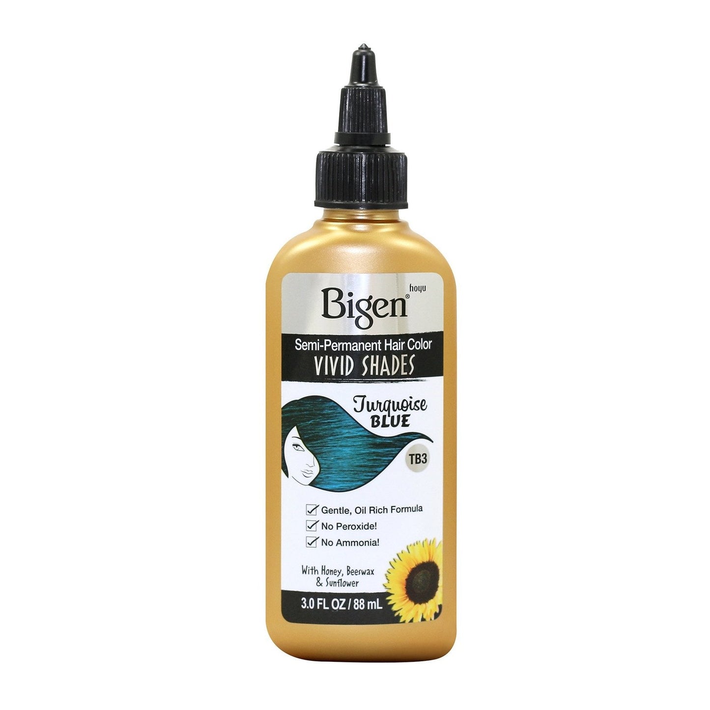 Bigen Vivid Shades Semi-permanent Hair Color, Turquoise Blue Beauty & Personal Care Bigen