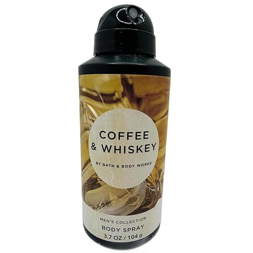 Bath & Body Works Men's Collection Coffee & Whiskey Body Spray 3.7 Oz Beauty & Personal Care Bath & Body Works