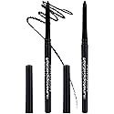Maybelline Unstoppable Waterproof Mechanical Black Eyeliner Pencil, Easy to Apply, Smooth Glide, Up to 24 Hour Wear, Onyx, Pack of 2 Beauty & Personal Care MAYBELLINE