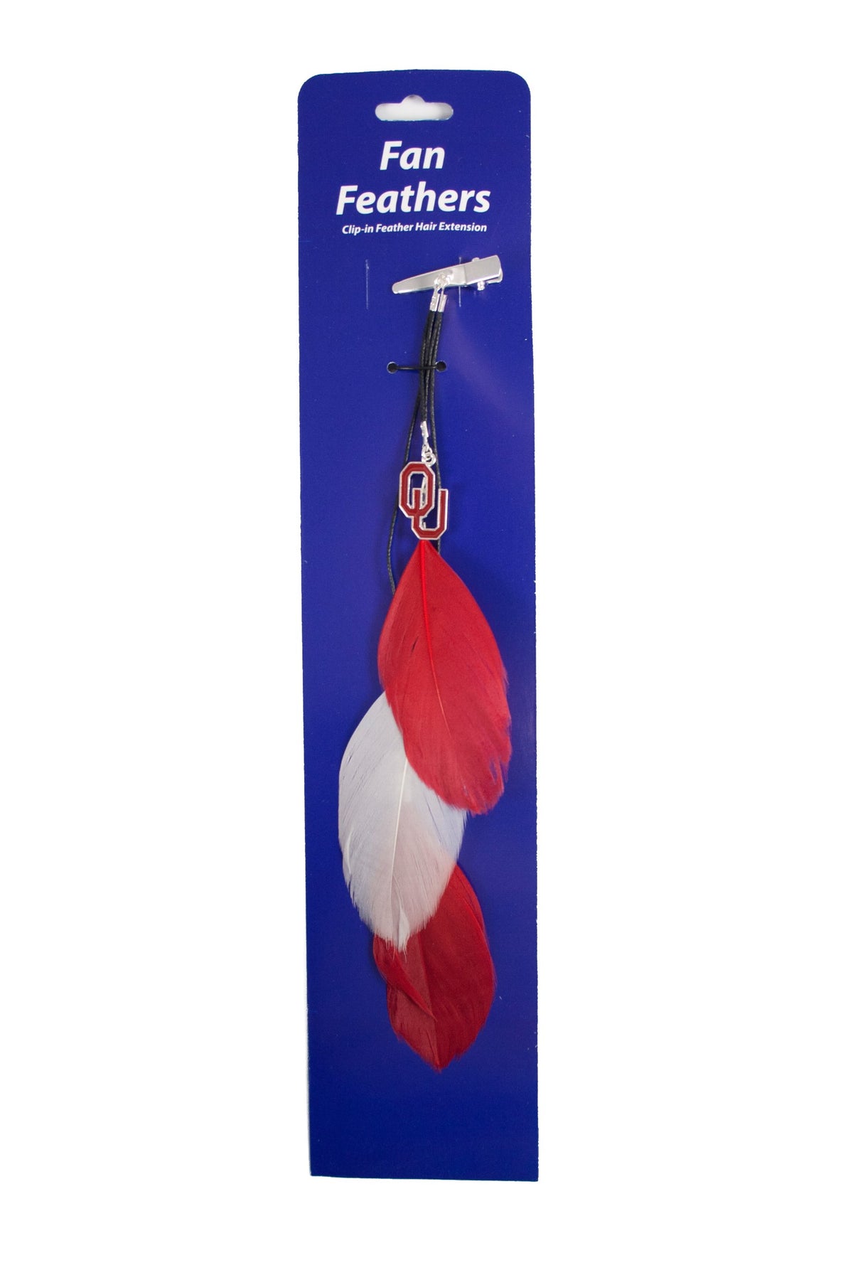 Littlearth NCAA Oklahoma Sooners Feather Hair Clip