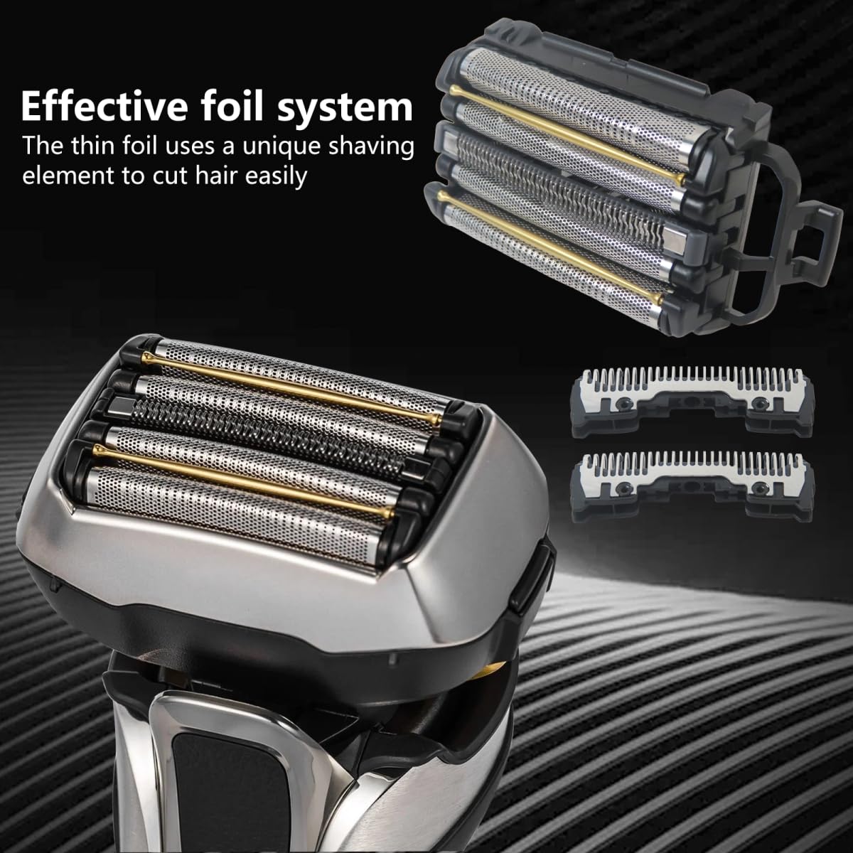 Mens Shaver Razor Replacement Head ES9038 Fits for Panasonic ES-LV7C, ES-LV5A, ES-LV5B, ES-LV5C, ES-XLV9C Fit for ARC 5 Blade Shavers(Replaces Beauty and Personal Care XSPANDER
