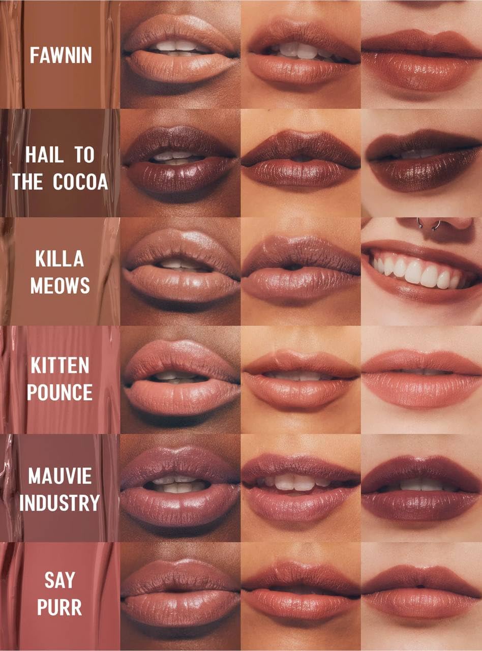 HALF MAGIC Lip Snuggle High Pigment Oil Balm - Kitten Pounce (Mid-Toned Pink) Beauty and Personal Care Half Magic