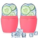 Evmliy 2Pack Ice Face Roller, Silicone Ice Roller for Face to Tighten and Lift Skin, Ice Mold for Face & Eye Puffiness Relief, Reusable Facial Mold Beauty & Personal Care Evmliy