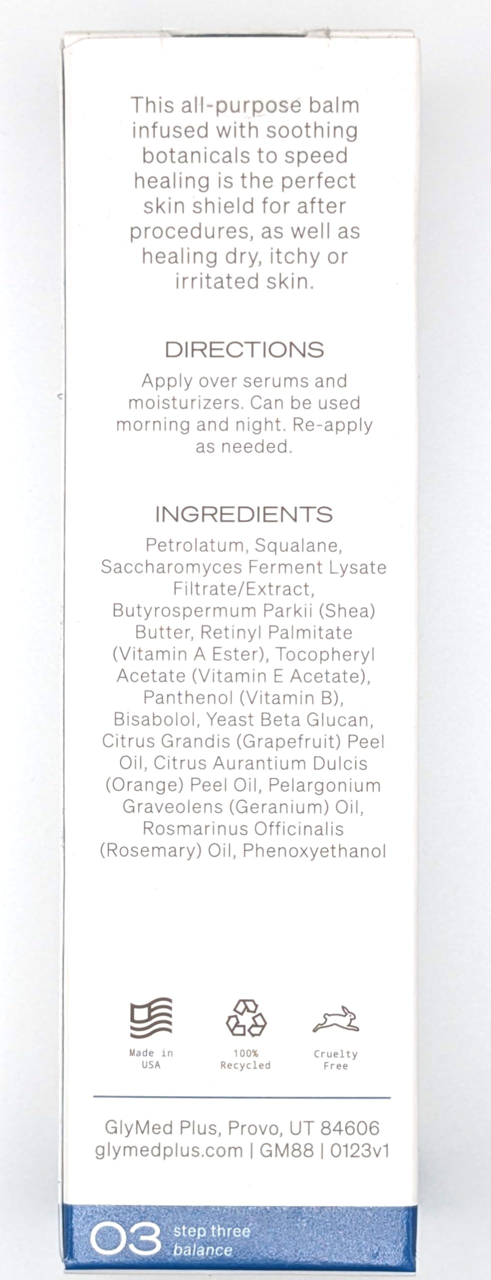 GlyMed Plus Skincare Cell Science Protection Balm 2 oz Beauty & Personal Care GlyMed Plus