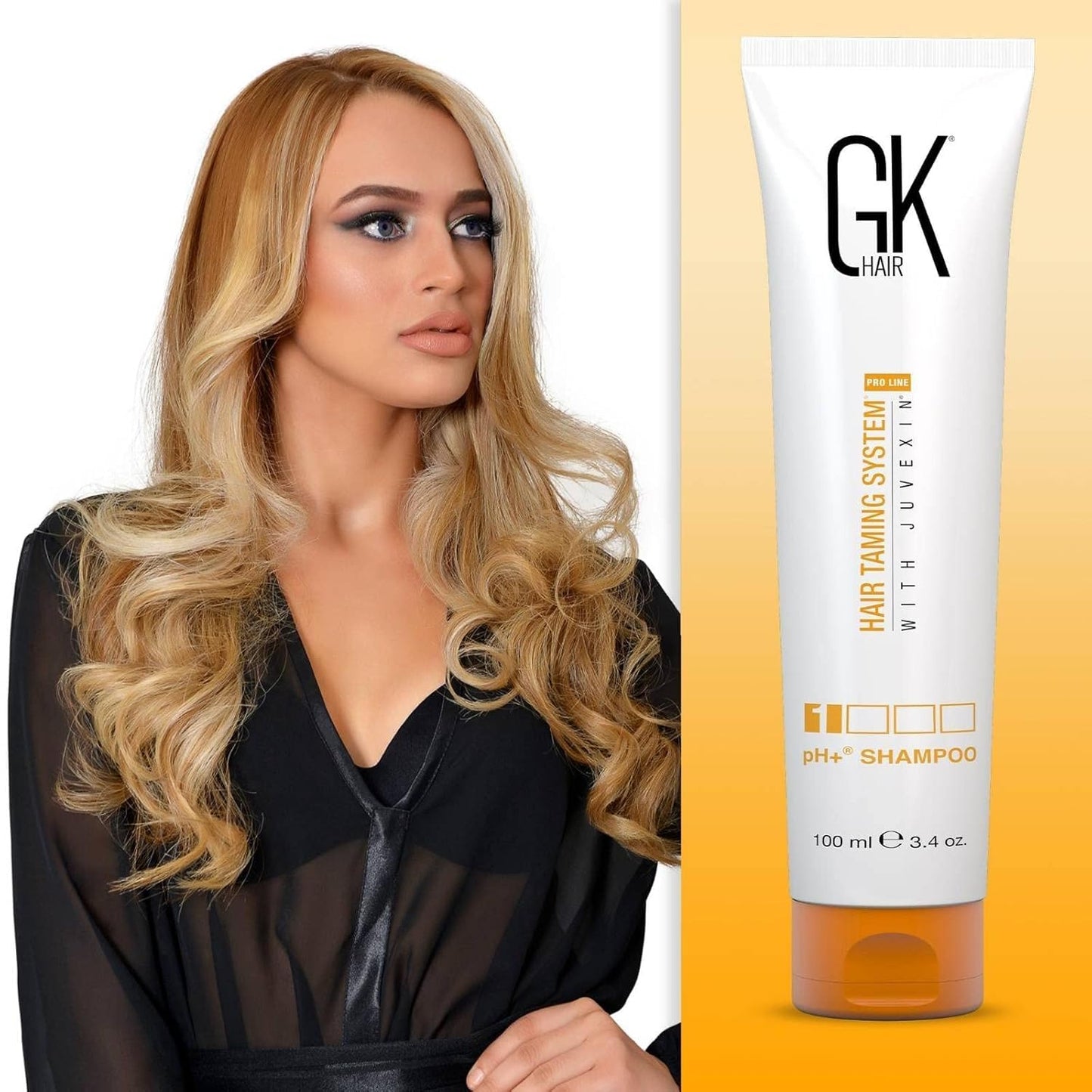 GK Shield Shampoo Conditioner Set (240ml) with Coco The Best and pH+ Shampoo (100ml) - Smoothing Hair Care Kit for Frizz Control Damage Free Beauty & Personal Care GK HAIR