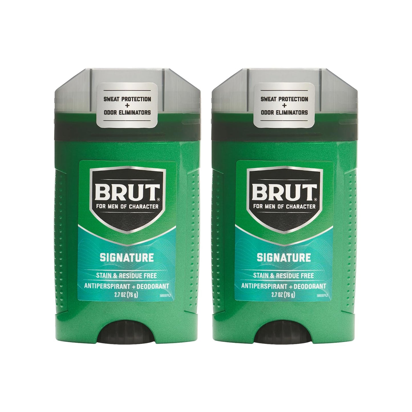 Brut Signature Antiperspirant Plus Deodorant - Scented Deodorant for Men - Powerful Sweat Protection - Eliminates Odors - 2 pc Beauty and Personal Care Brut