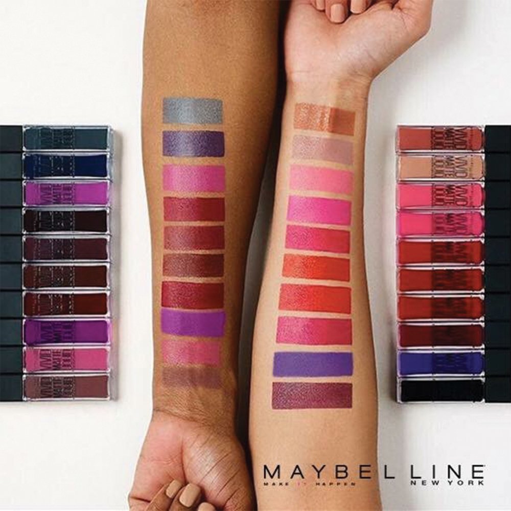 Maybelline New York Color Sensational Vivid Matte Liquid Lipstick, Wicked Berry, 0.26 fl. oz. Beauty & Personal Care MAYBELLINE