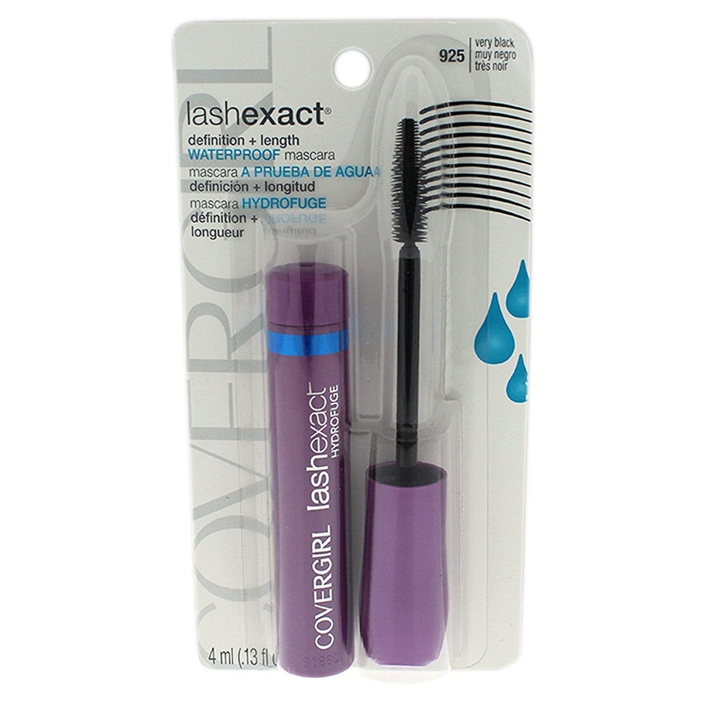 COVERGIRL Lash Exact Mascara Waterproof, Very Black, .13 Oz (packaging may vary) Beauty & Personal Care COVERGIRL