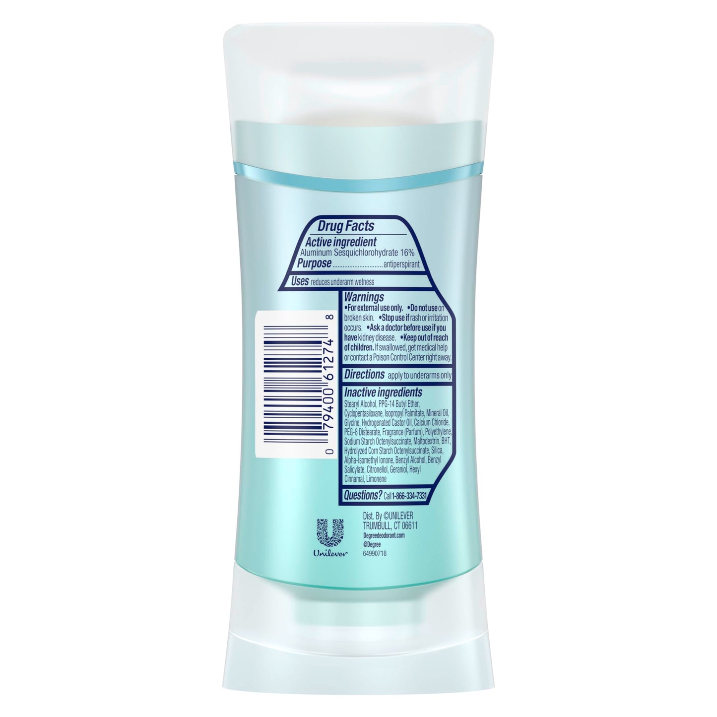 Degree Antiperspirant Deodorant Stress Control 72-Hour Sweat & Odor Protection Antiperspirant for Women with Body Heat Activated Technology 2.6 oz Beauty and Personal Care Degree