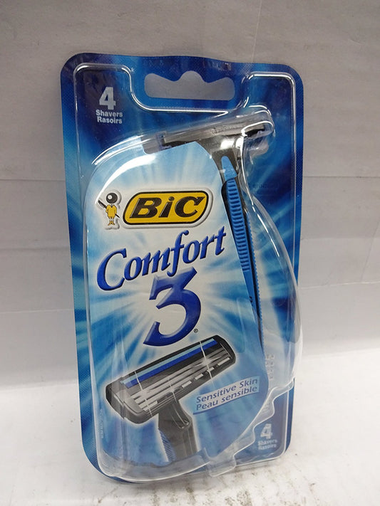 Bic Comfort 3 Razors for Men, Sensitive Skin, 4 Each (Pack of 3) Beauty and Personal Care BIC