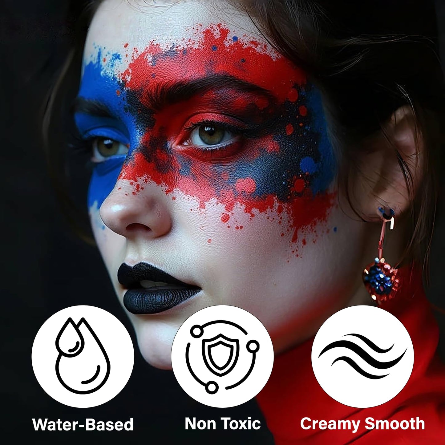 2 Colors Face Body Paint Beauty & Personal Care PWYSHXDF