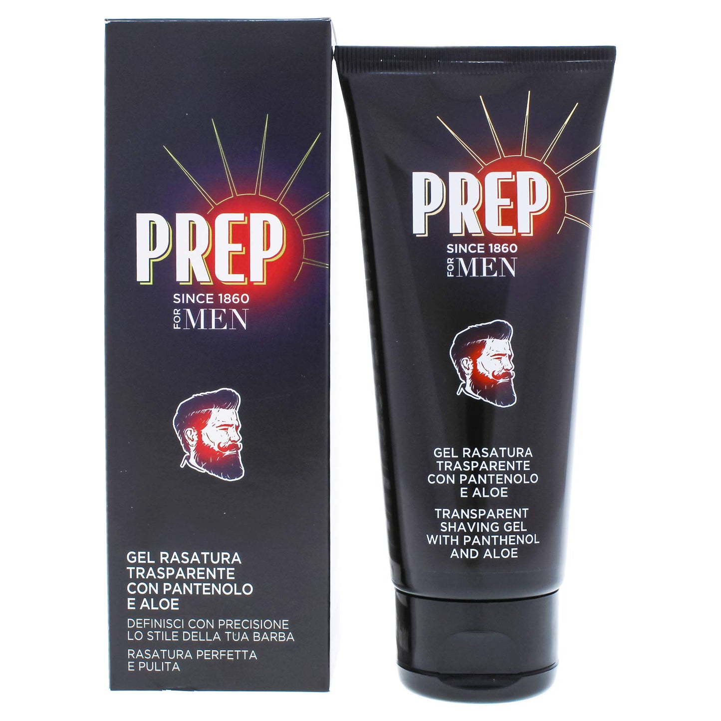 Prep Gel Shave Transparent with Pantenolo and Aloe - 100 ml Beauty and Personal Care PREP