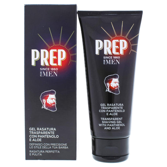 Prep Gel Shave Transparent with Pantenolo and Aloe - 100 ml Beauty and Personal Care PREP