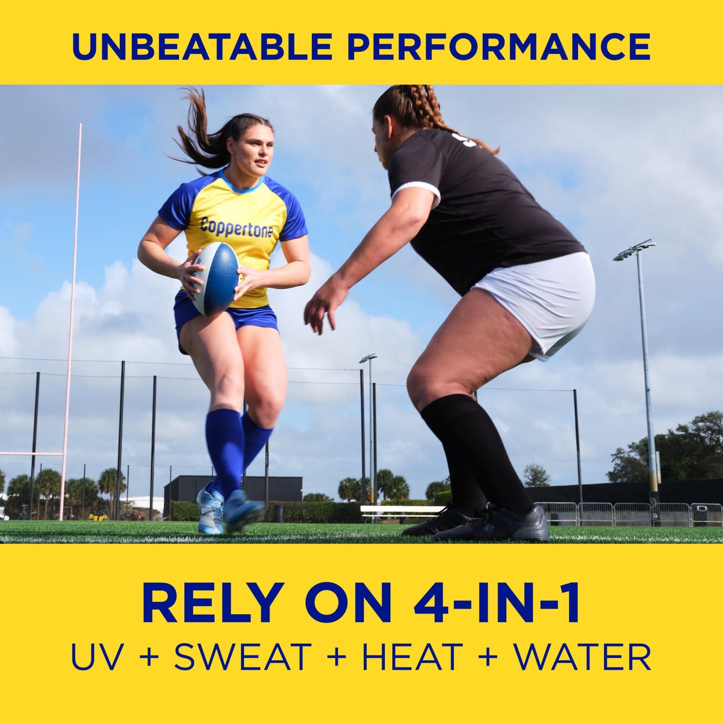 Coppertone SPORT Sunscreen Lotion Broad Spectrum SPF 50 (3 Fluid Ounce) (Packaging may vary) Beauty & Personal Care Coppertone