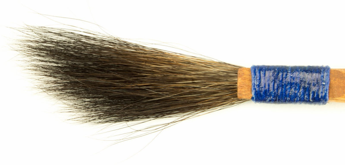 The Original Mack Sword Striping Size 0000 Series 10 Blue Squirrel Hair Pinstriping Brush 3/16" THIN Hair Head Width