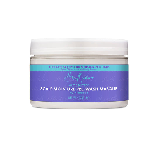 SheaMoisture Aloe Butter & Vitamin B3 Pre-Wash Masque - Boosts Hydration for Moisturized Hair and Scalp 4oz Beauty & Personal Care SheaMoisture