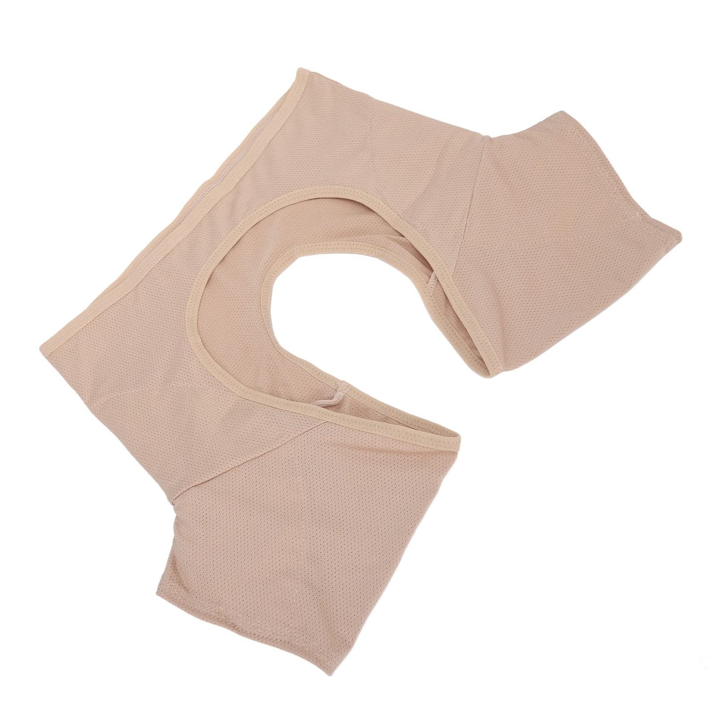 Underarm Sweat Guard Underwear Sweat Vest Short Sleeve Reusable Armpit for Women Girls Skin Color (M) Beauty and Personal Care FILFEEL