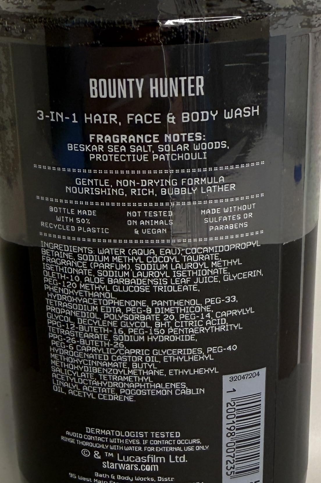 Bath & Body Works Bounty Hunter 3-in-1 Hair Face & Body Wash Beauty and Personal Care Bath & Body Works