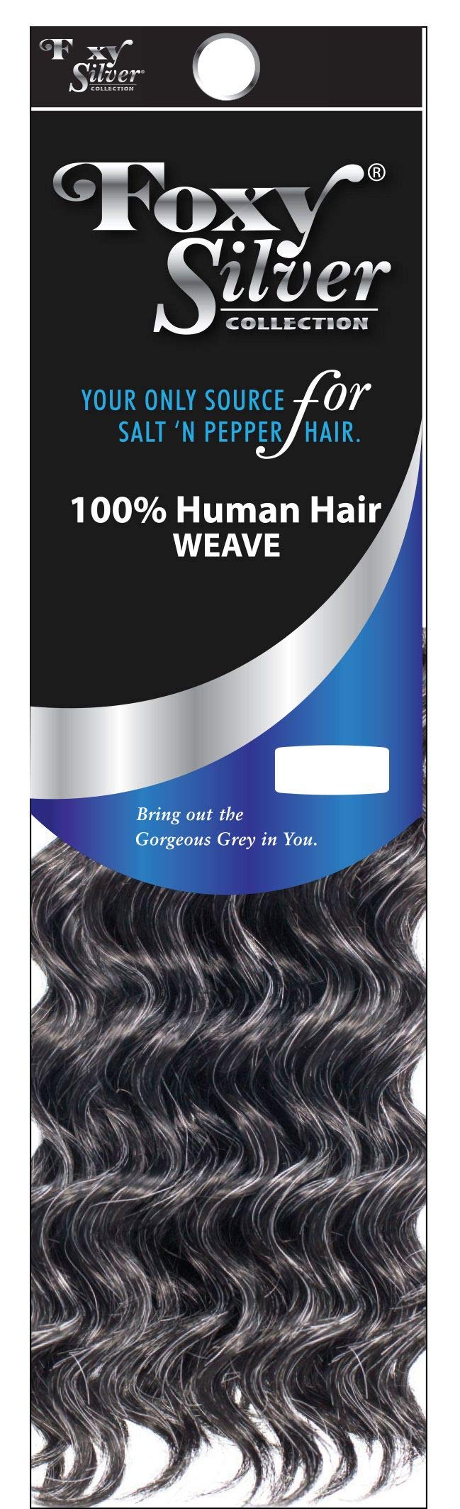 Alicia Beauty Foxy Silver Collections Human Hair Deep Wave Medium Length Weave Gorgeous Grey - DEEP WAVE 10(PLAT)