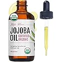 Kate Blanc Cosmetics Organic Jojoba Oil for Hair, Skin, Face, Nails (2oz) - USDA Certified, 100% Pure Cold Pressed Unrefined - Moisturizing Carrier Beauty & Personal Care Kate Blanc Cosmetics