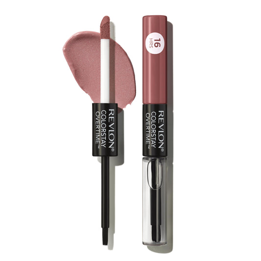 Revlon Liquid Lipstick with Clear Lip Gloss, ColorStay Overtime Lipcolor, Dual Ended with Vitamin E, 320 Faithful Fawn, 0.07 Fl Oz Beauty & Personal Care REVLON