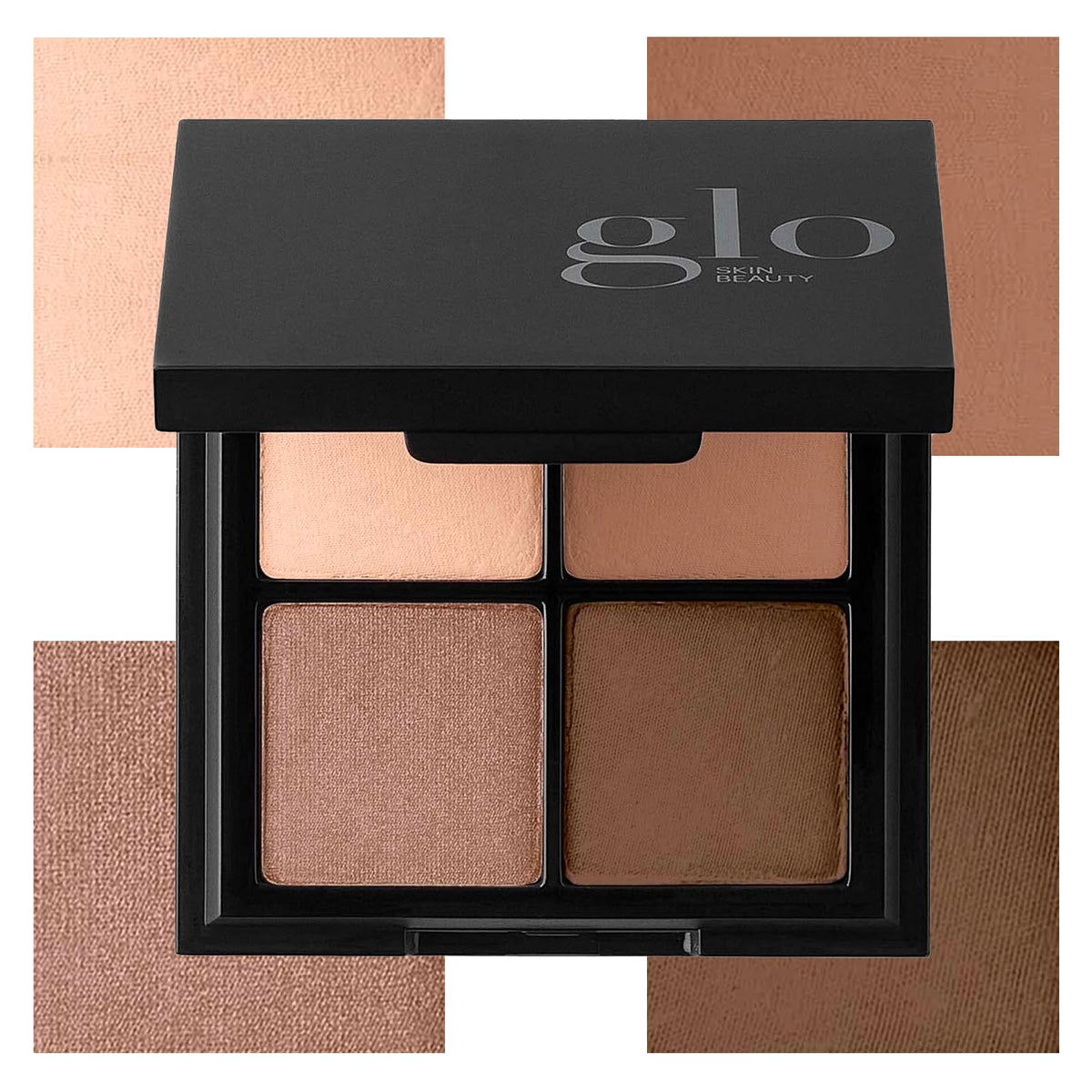Glo Skin Beauty Eye Shadow Quad, Cool Glow Shimmer & Matte, 4 Shades