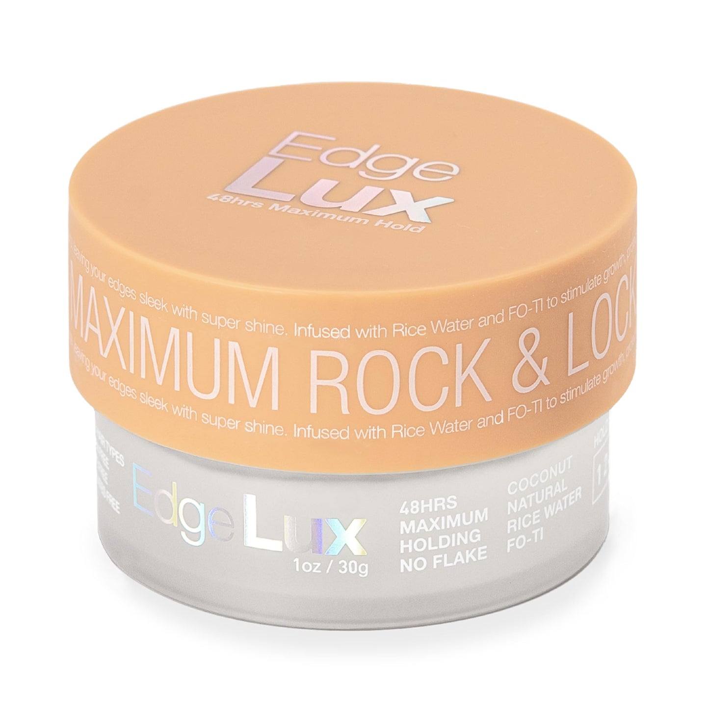 Lux Collection Edge Control Gel for 4C Hair - 48 Hour Maximum Hold Edge Control, Edge Lux with Castor Oil, Keratin & Biotin, Non-Flaking Styling Gel Beauty & Personal Care Lux Collection