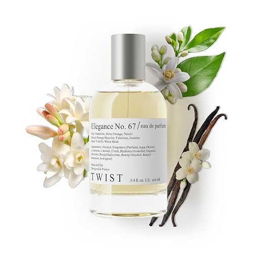 Twist Elegance No. 67 - Eau De Parfum Inspired by M. Way, Long Lasting Perfume For Women, Jasmine & Vanilla, Vegan, Clean Ingredients, Fragrance Beauty & Personal Care HOUSE OF TWIST