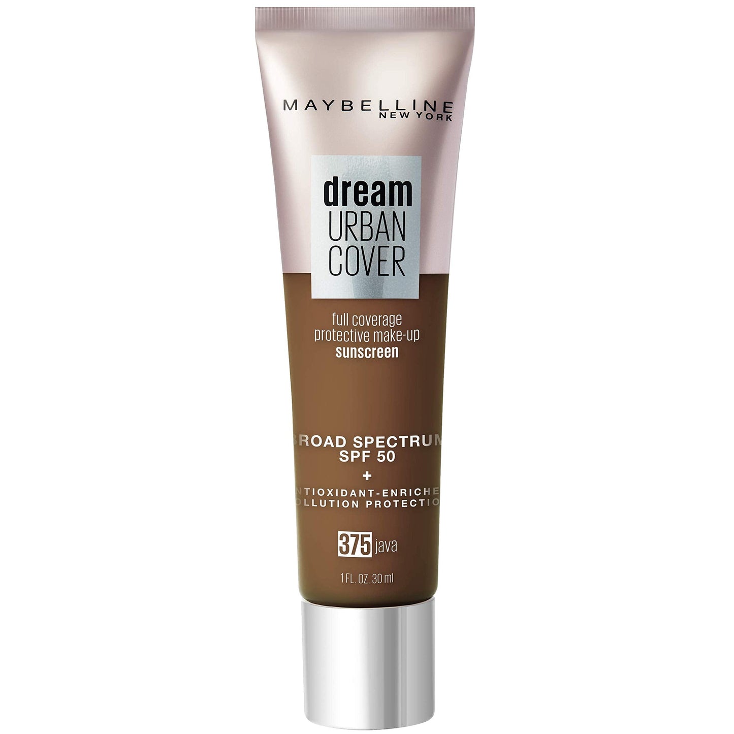 Maybelline Dream Urban Cover Flawless Coverage Foundation Makeup, SPF 50, Java Beauty & Personal Care MAYBELLINE