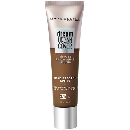 Maybelline Dream Urban Cover Flawless Coverage Foundation Makeup, SPF 50, Java Beauty & Personal Care MAYBELLINE