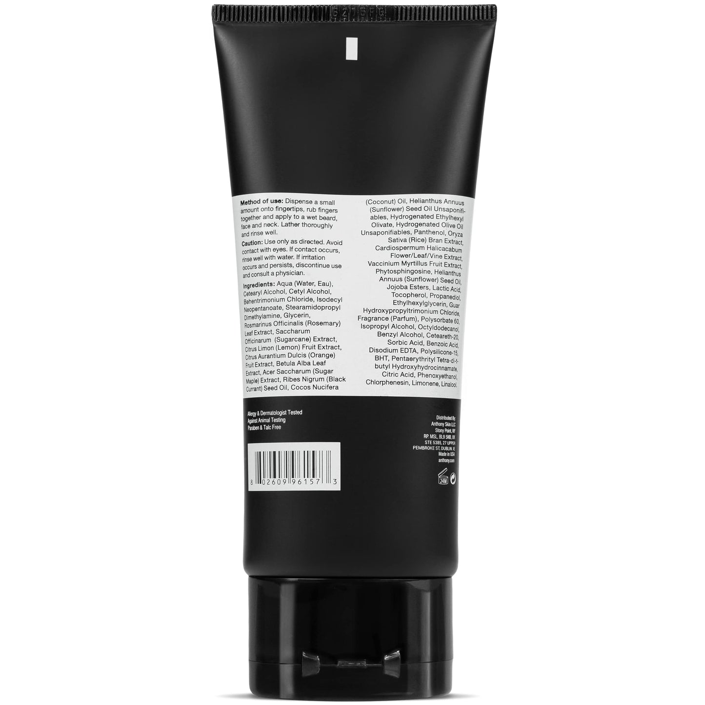 Anthony Conditioning Beard Wash, 6 Fl Oz, Contains Botanical and Rosemary Extracts, Black Currant and Coconut Oils, Cleanses, Hydrates, Softens, Beauty & Personal Care Anthony