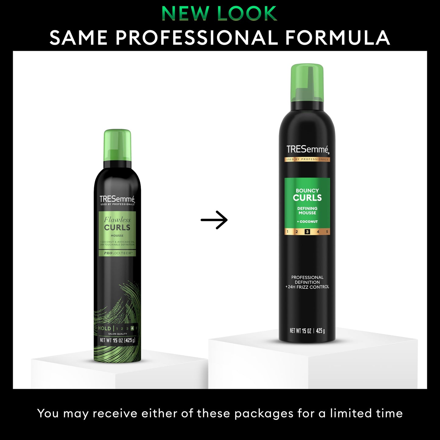 TRESemmé Flawless Curls Nourishing Mousse With Coconut and Avocado Oil 15 oz Beauty & Personal Care TRESemmé