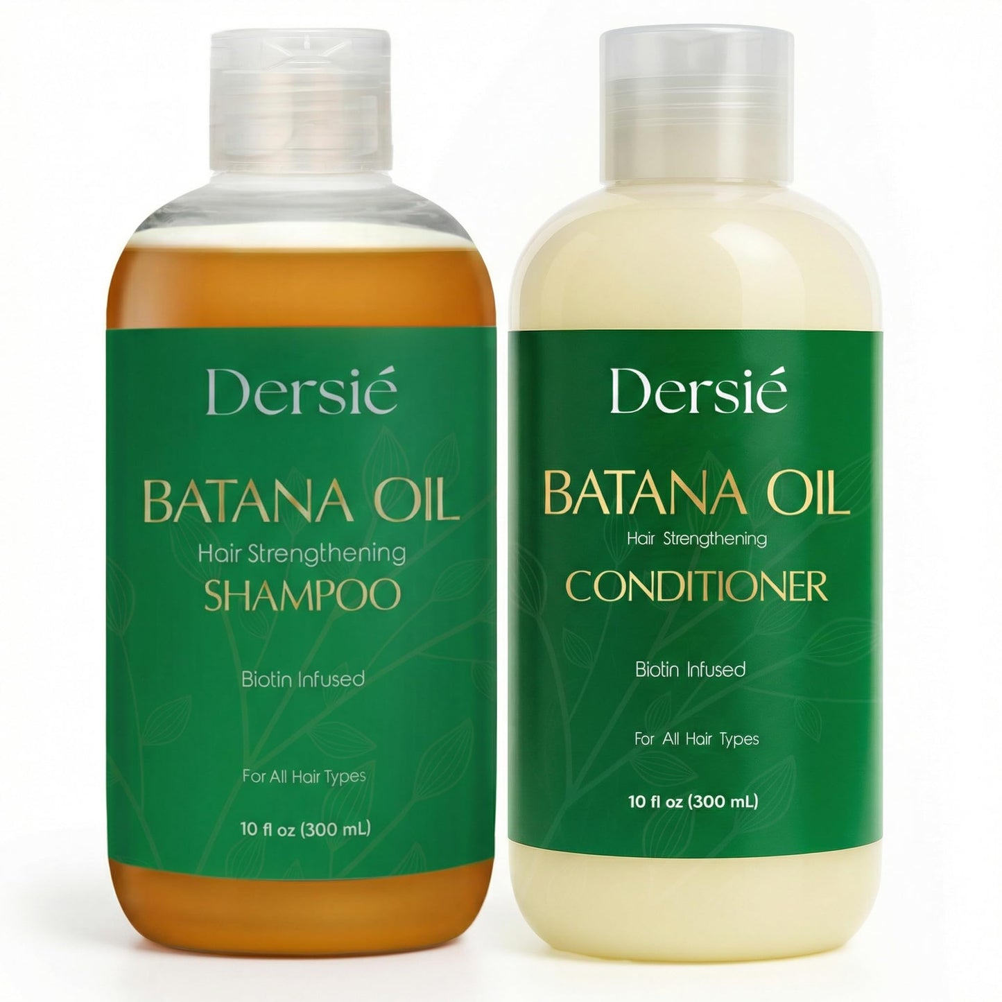 Dersie Batana Oil Shampoo & Conditioner (10 fl oz each bottle) Beauty & Personal Care Dersie