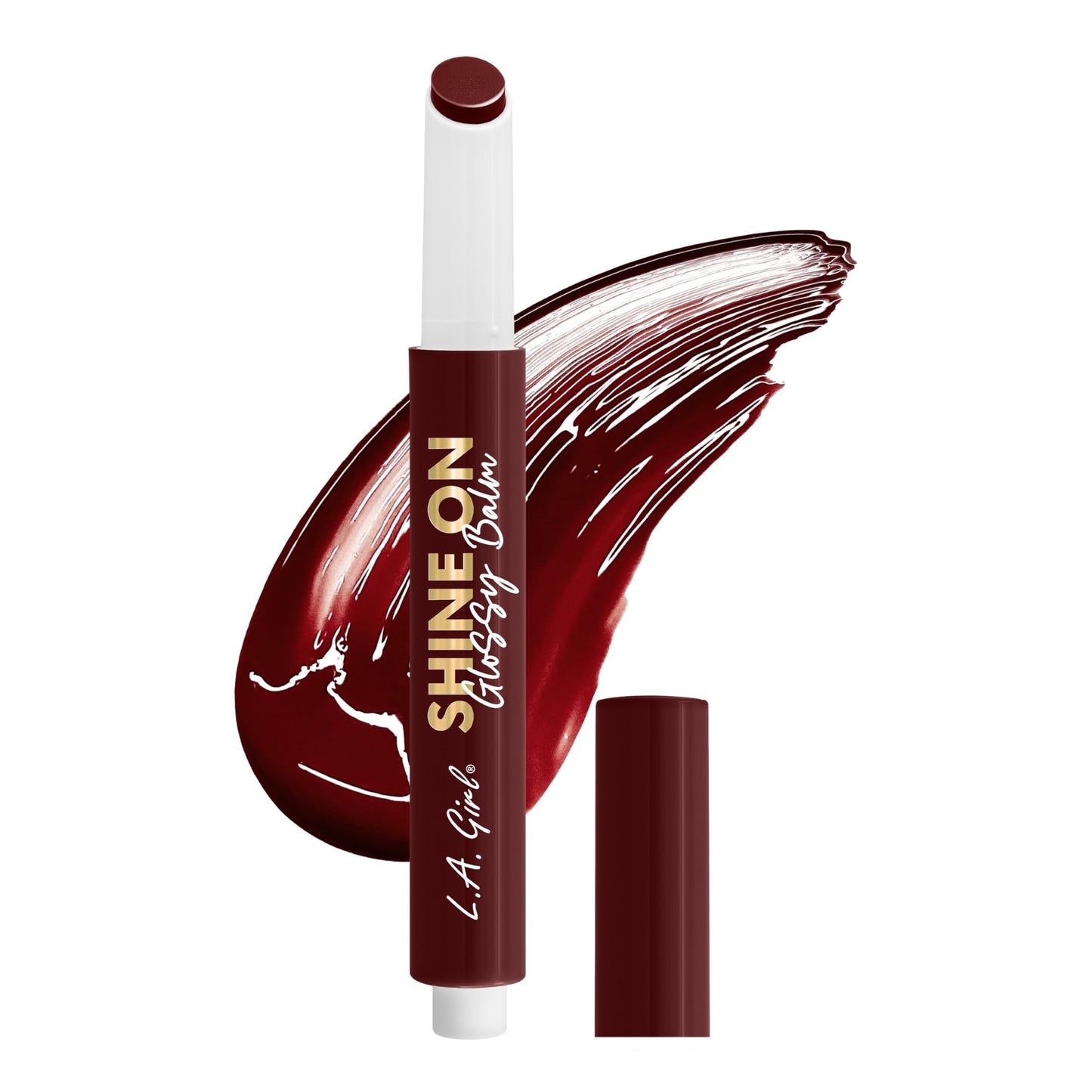 L.A. Girl Shine On Glossy Balm, Bitten Cherry GLC908 Beauty & Personal Care L.A. Girl