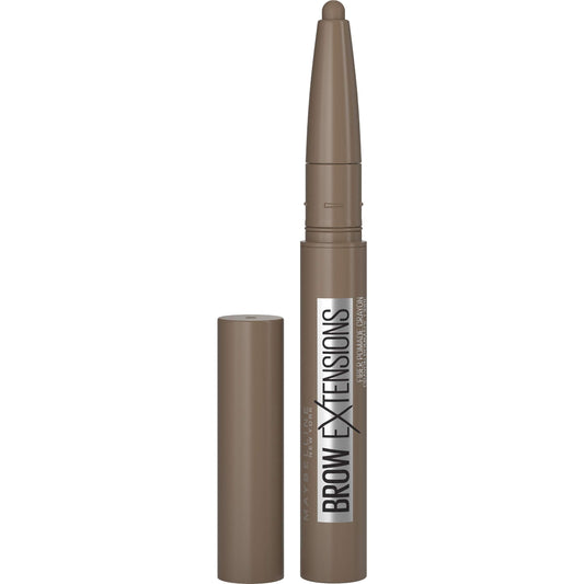Maybelline Brow Extensions Fiber Pomade Crayon Eyebrow Makeup, Soft Brown, 1 Count Beauty & Personal Care MAYBELLINE