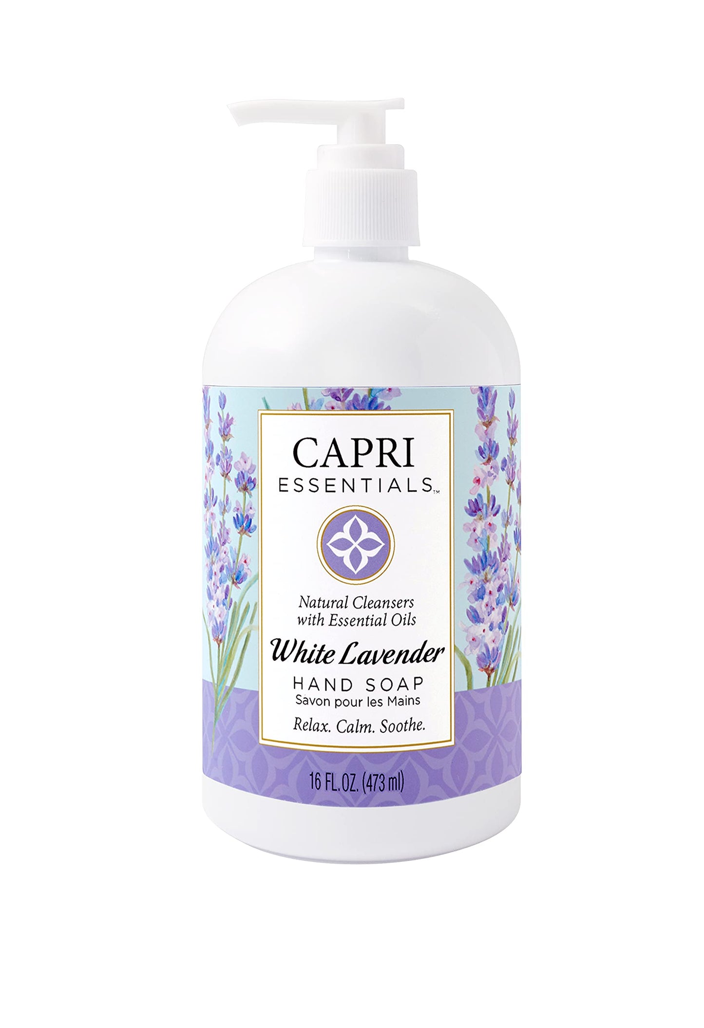 CAPRI ESSENTIALS Hand Soap Liquid, Natural Household Cleaning Supplies, Gentle Plant Based Aromatic Hand Wash with a Blend of Essential Oils, Removes Beauty & Personal Care CAPRI ESSENTIALS