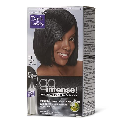 Dark & Lovely Go Intense Original Black Permanent Hair Color Original Black Beauty & Personal Care Dark and Lovely