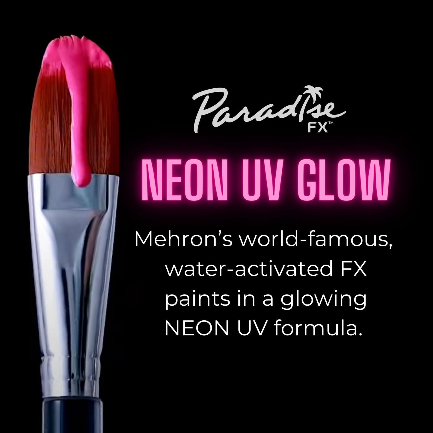 Mehron Paradise FX UV Neon Glow - Neon UV Intergalactic 1.4 oz | Water Activated Black Light UV Paint for Raves, Costumes, SFX, Halloween, Stage Beauty & Personal Care Mehron
