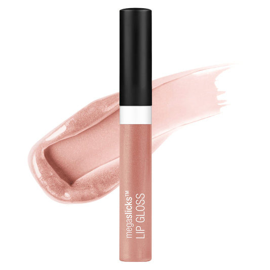 wet n wild MegaSlicks Lip Gloss, Ultra-Glossy, Vitamin-E Enriched, Ultra-Gloss High Shine Moisturizing, Cruelty-Free & Vegan - Sun Glaze Beauty & Personal Care wet n wild