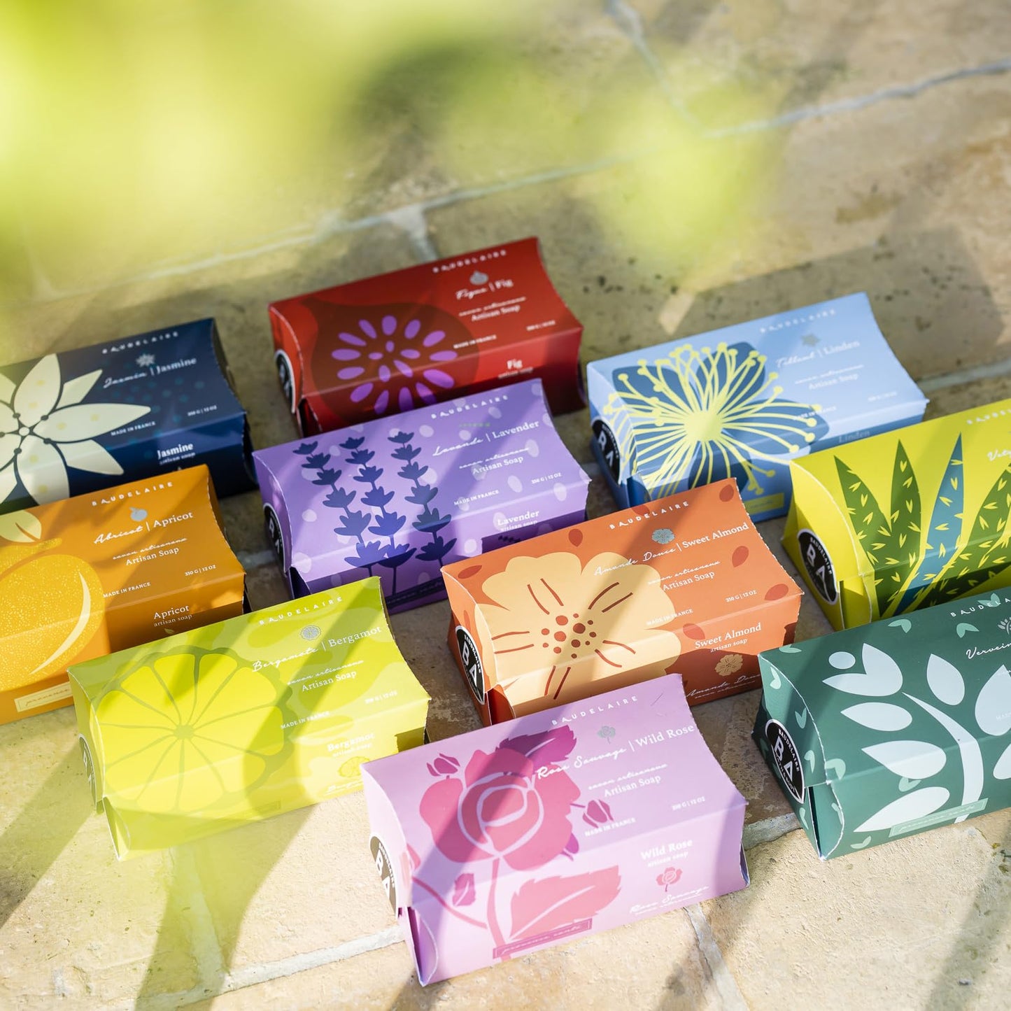 Provence Sante Luxury French Soap Bar - Moisturizing Shea Butter - Triple-milled Fig Fragrance, 12 oz Gift Box Beauty & Personal Care Provence Sante