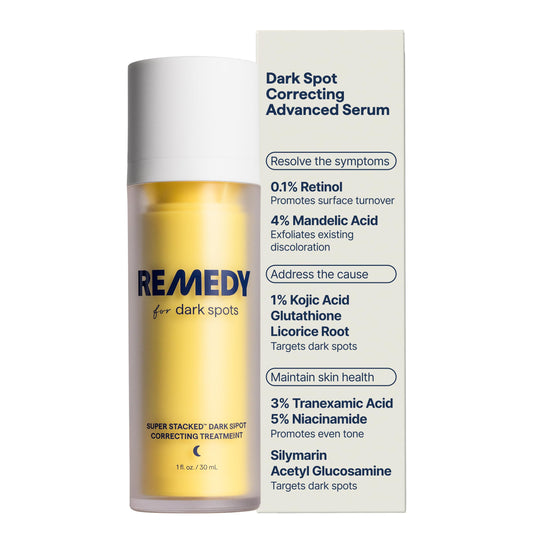Remedy for Dark Spots | Advanced Discoloration Correcting Serum | Retinol, Kojic Acid, Tranexamic Acid, Niacinamide, Mandelic Acid | Fragrance Free Beauty and Personal Care Remedy Science Default Title