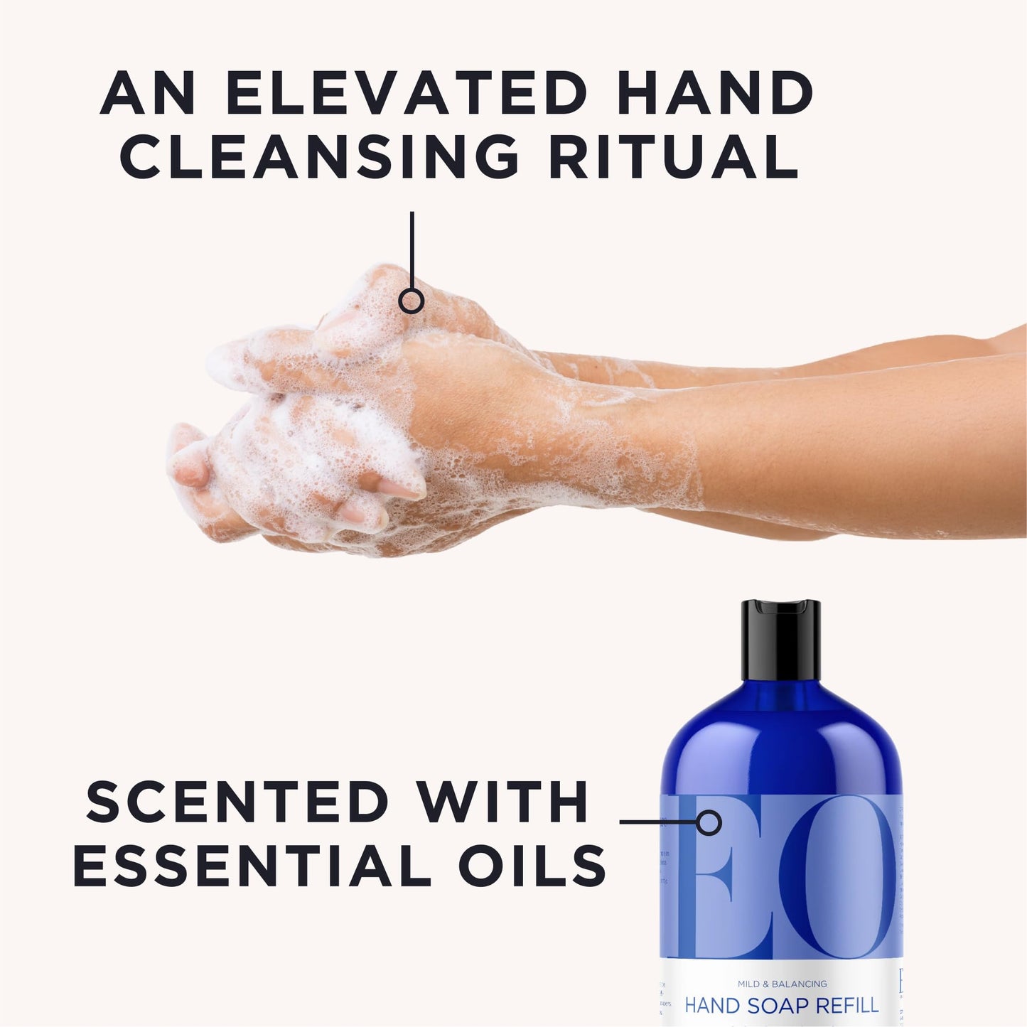 EO Sulfate-Free Moisturizing Hand Soap Refill - French Lavender - 32 Ounces - 2 Count Beauty & Personal Care EO