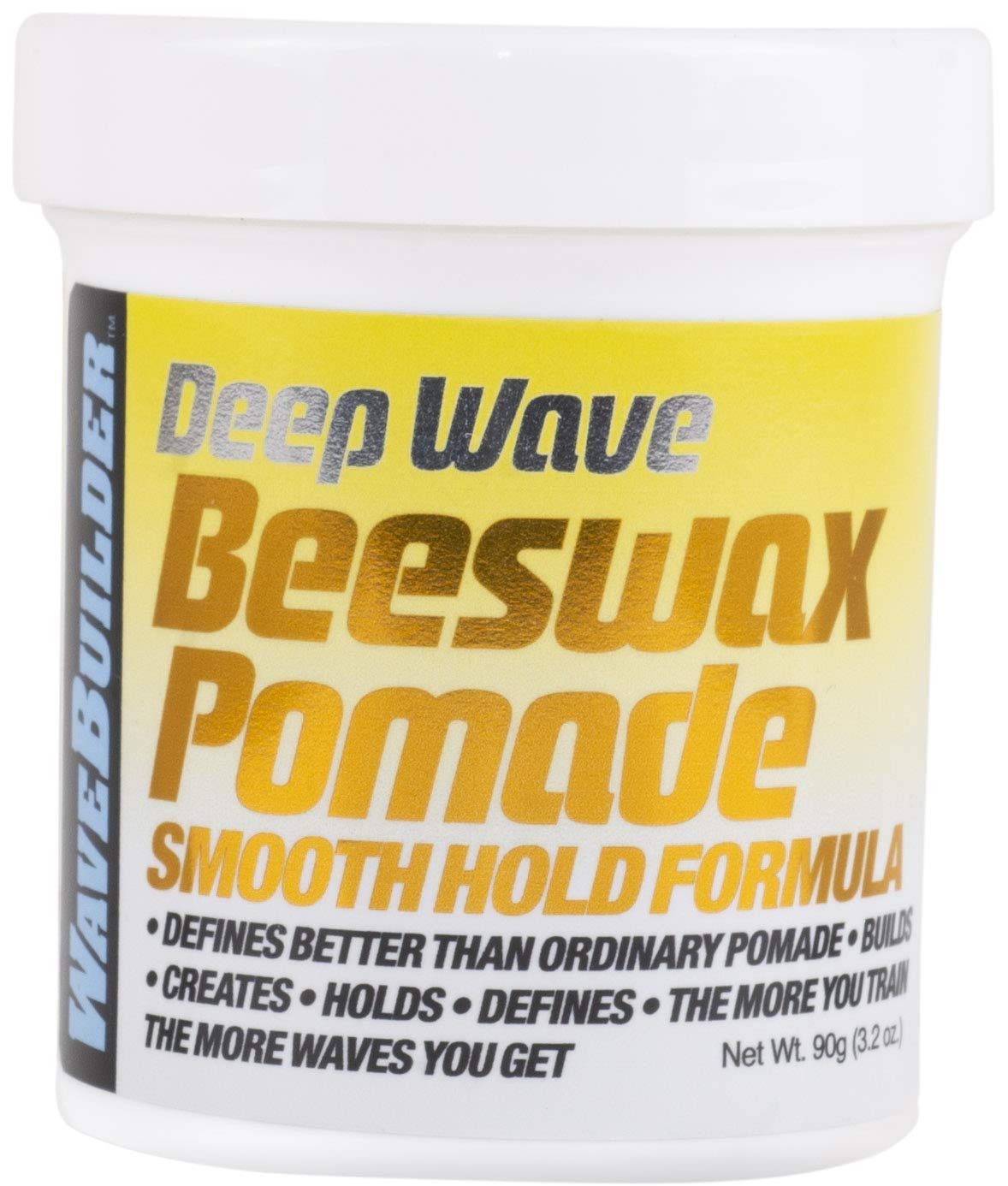 Wavebuilder Deep Wave Beeswax Pomade Smooth Hold Formula Beauty & Personal Care WAVEBUILDER