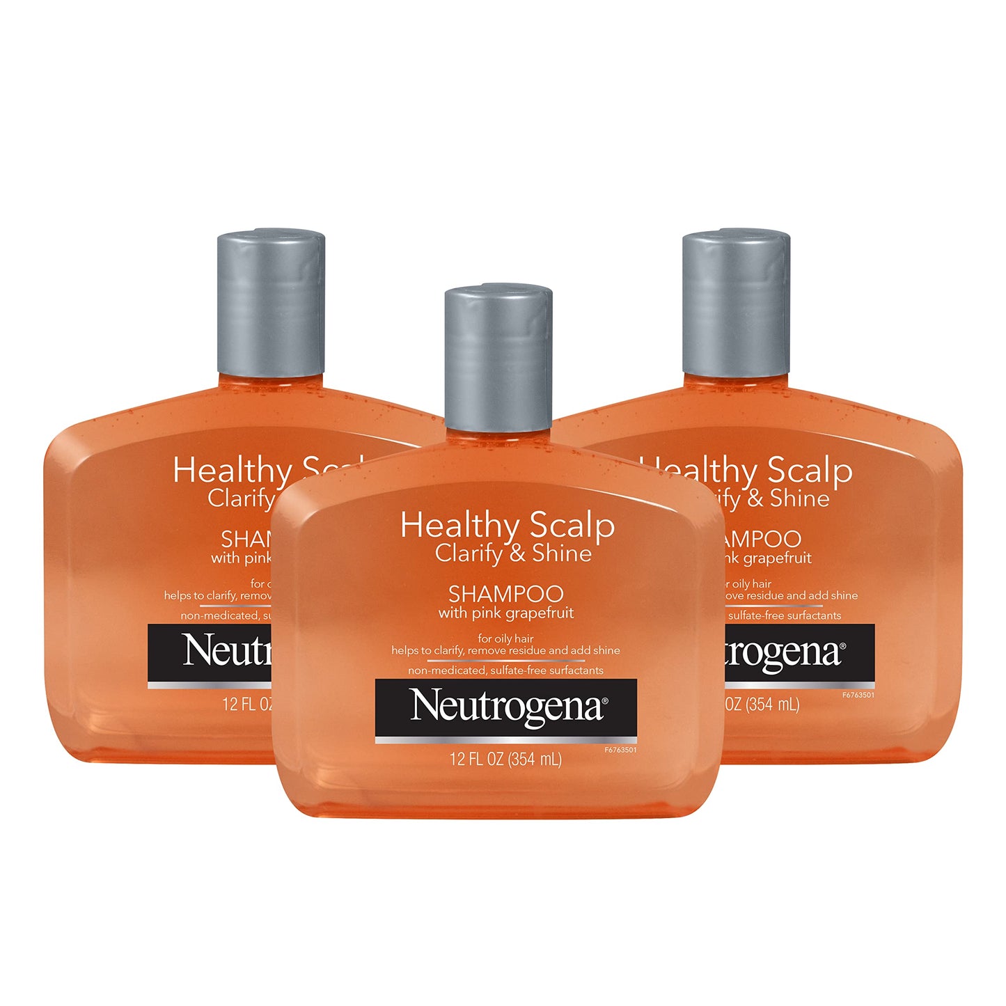 Neutrogena Exfoliating Healthy Scalp Clarify & Shine Shampoo for Oily Hair and Scalp, Anti-Residue Shampoo with Pink Grapefruit, pH-Balanced, Paraben Beauty & Personal Care Neutrogena