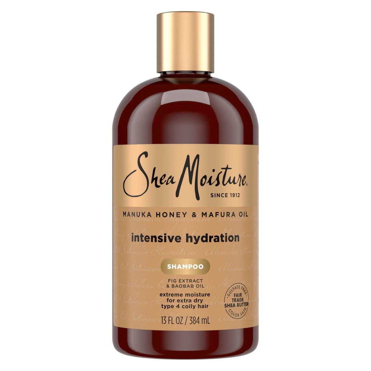 Shea Moisture Intensive Hydration Shampoo Manuka Honey and Mafura Oil for Dry, Damaged Hair Sulfate-Free 13 oz Beauty & Personal Care SheaMoisture