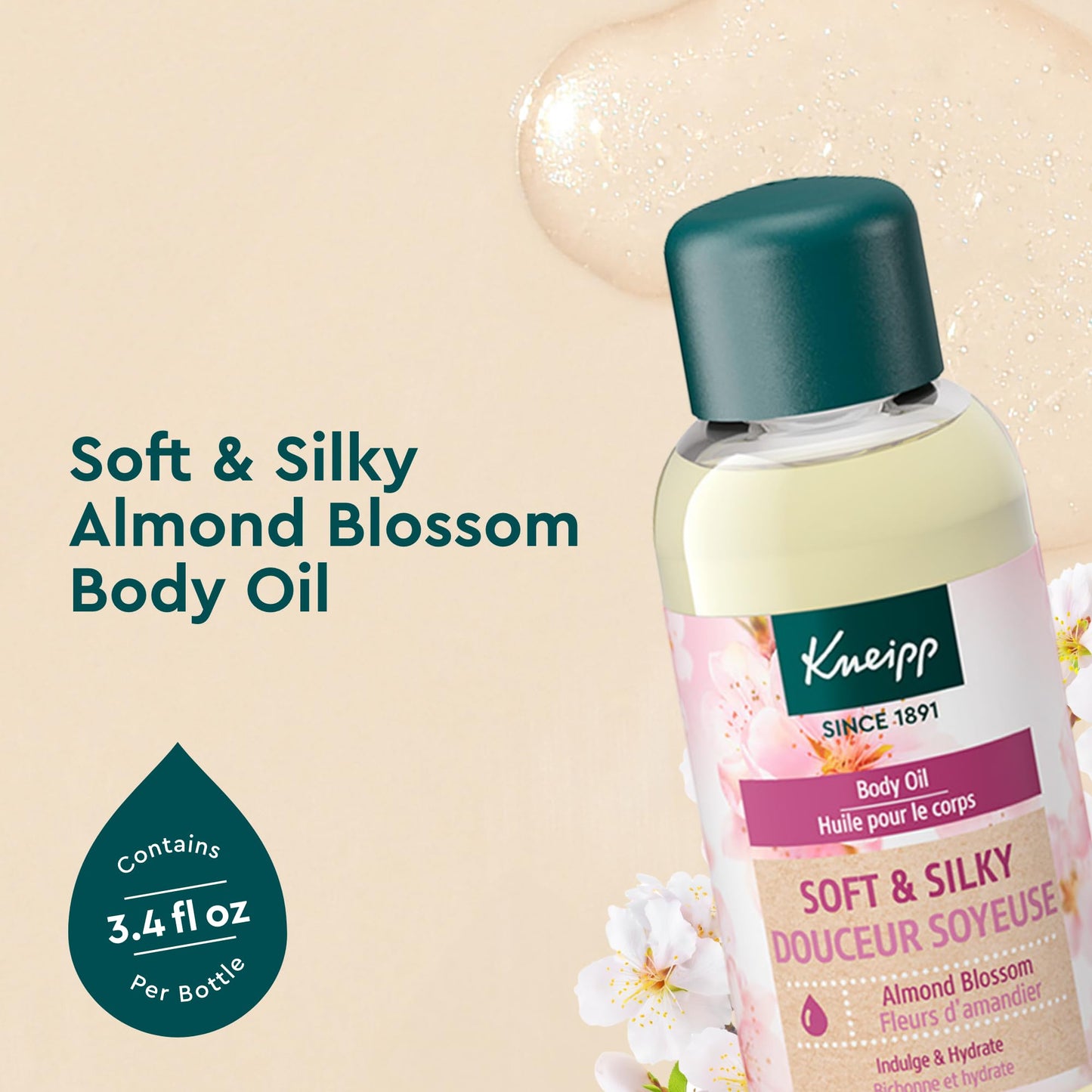 Kneipp Body Oil, Soft Skin Almond Blossom, 3.38 fl. oz. Beauty & Personal Care Kneipp