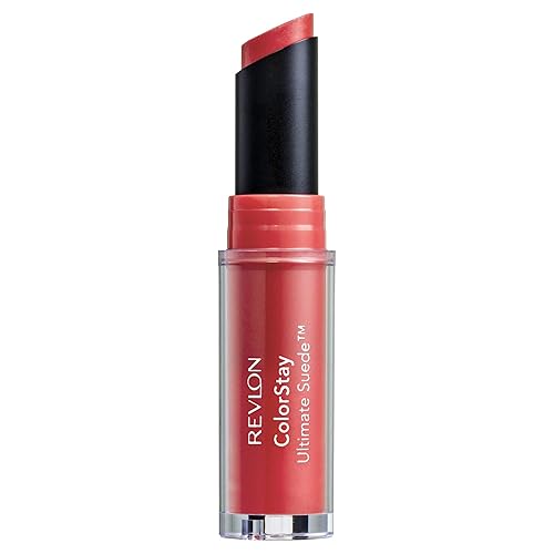 REVLON ColorStay Ultimate Suede Lipstick, Longwear Soft, UltraHydrating HighImpact Lip Color, Formulated with Vitamin E, Couture (075), 0.09 oz Beauty & Personal Care REVLON