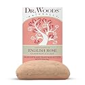 Dr. Woods English Rose Bar Soap with Organic Shea Butter - Pure Rose Scented Soap for Men and Women, Moisturizing and Exfoliating - 5.25 Oz Bar Beauty & Personal Care Dr. Woods